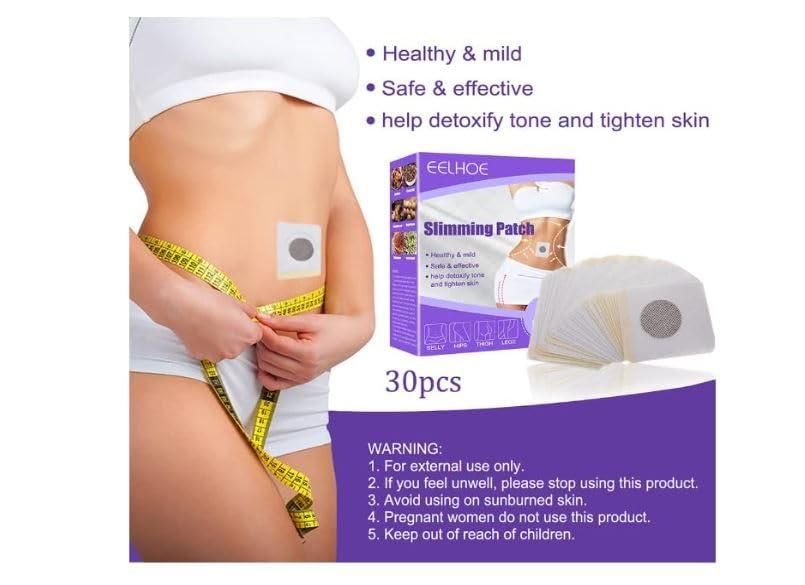 Slimming Body Patches for Effortless Weight Management Belly Button Stickers (30 Patches) - GlowNest